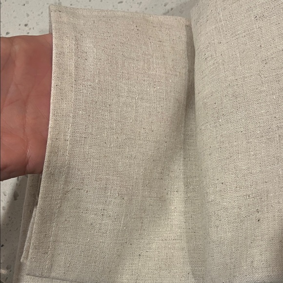 Threshold Beige Rectangular Tablecloth - Picture 4 of 5